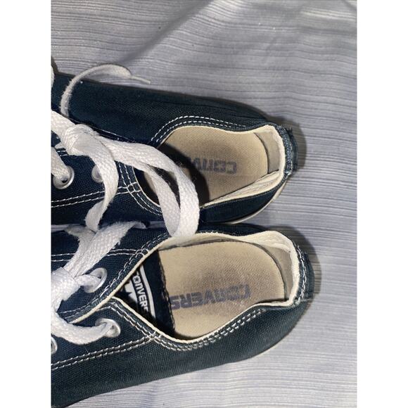 Used Women’s Men’s Unisex CONVERSE All Stars Black Shoes Size 8 (Mens 6) - Picture 8 of 12